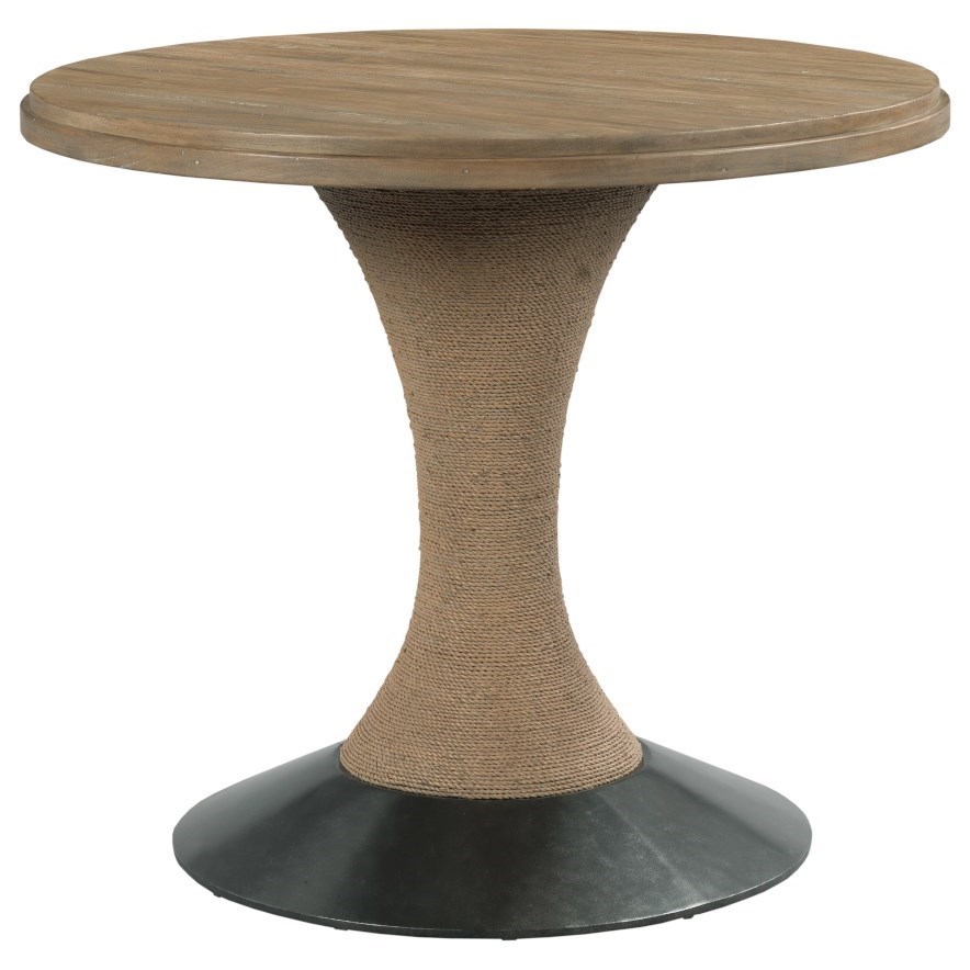 Counter height outlet end table